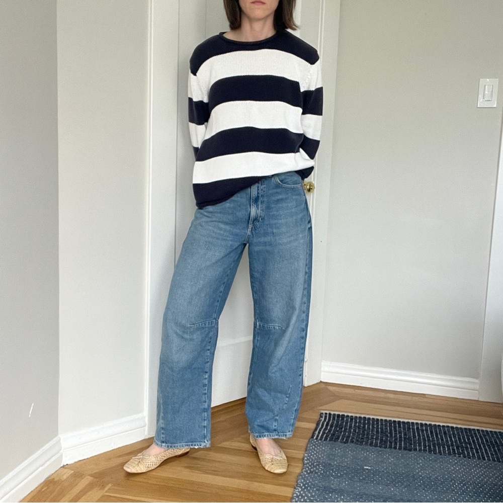 Zara Women's Gray Wide-Leg Jeans - Picture 2 of 13